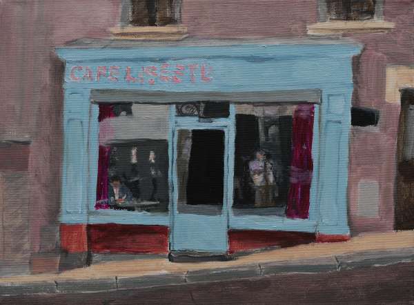 Café II - 30x40 - huile sur toile